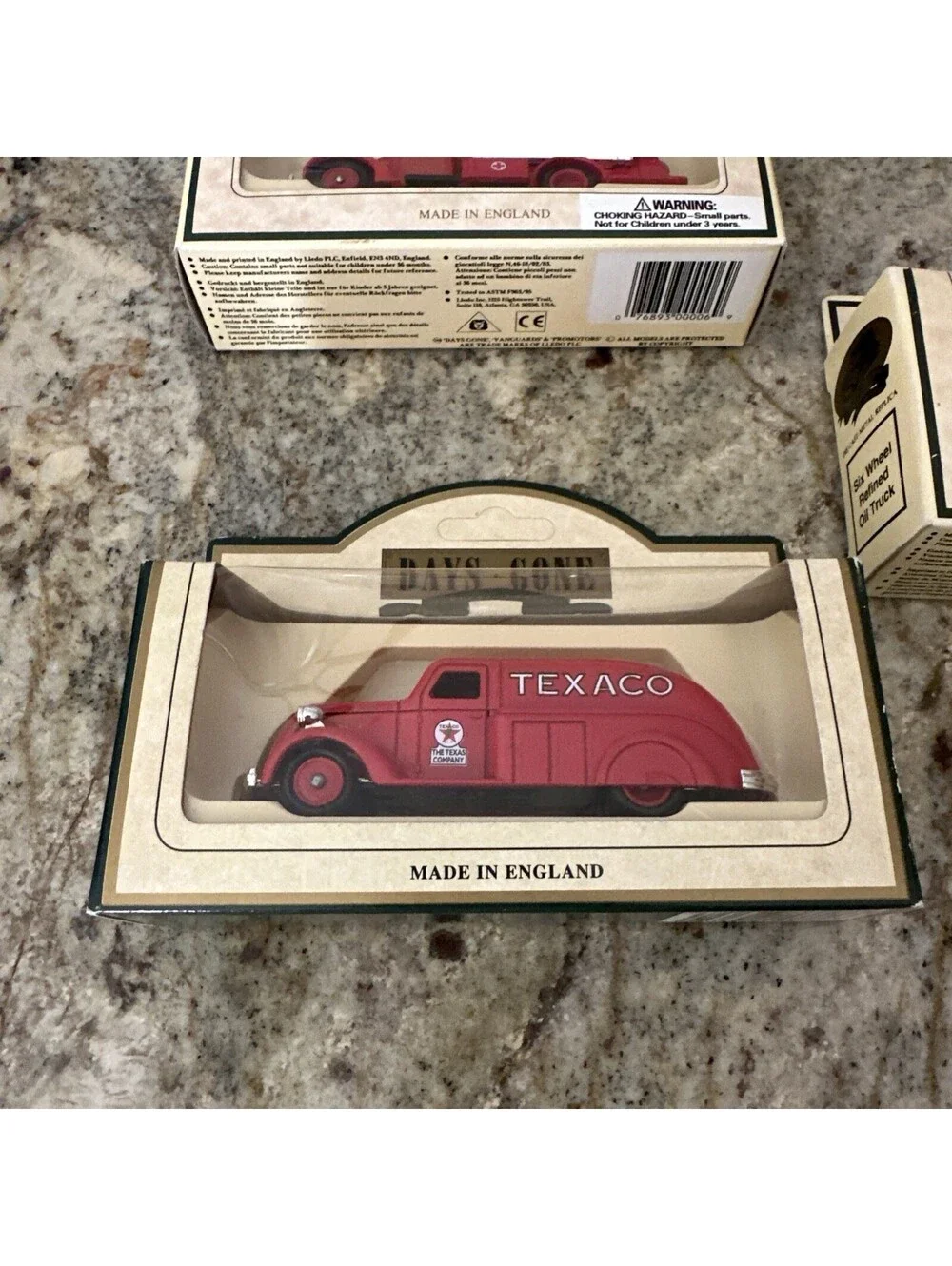 Chevron Commemorative Model Metal Cars Trucks Vintage England Lot Of 3